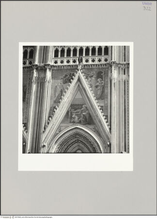 Vorderseite von Bibliotheca Hertziana [http://creativecommons.org/licenses/by-nc-sa/4.0/] Duomo & Santa Maria Assunta in Cielo - Rechter Wimperg, bh574660_recto. Foto: D'Onofrio, Cesare.