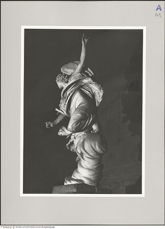 Vorderseite von Bibliotheca Hertziana [http://creativecommons.org/licenses/by-nc-sa/4.0/] Verkündigungsgruppe - Engel: Ansicht von rechts, bh574665_recto. Foto: D'Onofrio, Cesare.