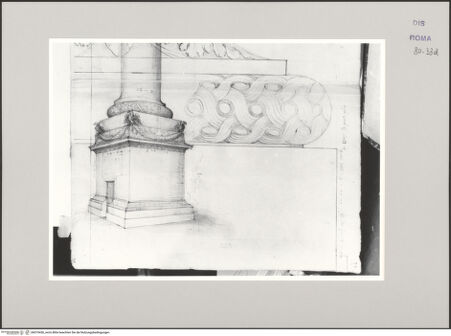 Vorderseite von Istituto Nazionale per la Grafica [http://creativecommons.org/publicdomain/mark/1.0/] Codice A (2501 A)Trajanssäule, unterer Teil - , bh575436_recto. Foto.