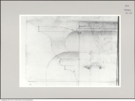 Vorderseite von Istituto Nazionale per la Grafica [https://www.deutsche-digitale-bibliothek.de/content/lizenzen/rv-ez/] Codice A (2501 A)Konstantinsbogen, Architektonische Details: Basen und Kapitelle - , bh575437_recto. Foto.