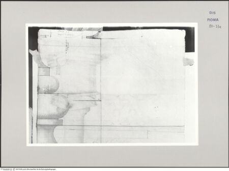 Vorderseite von Istituto Nazionale per la Grafica [https://www.deutsche-digitale-bibliothek.de/content/lizenzen/rv-ez/] Codice A (2501 A)Konstantinsbogen, Architektonische Details: Basen und Kapitelle - , bh575439_recto. Foto.