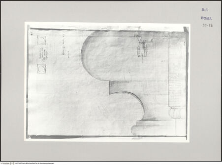 Vorderseite von Istituto Nazionale per la Grafica [https://www.deutsche-digitale-bibliothek.de/content/lizenzen/rv-ez/] Codice A (2501 A)Pantheon, Basis - , bh575462_recto. Foto.