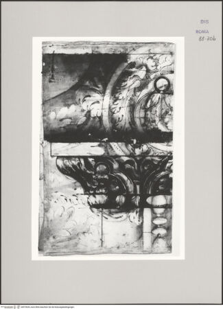 Vorderseite von Istituto Nazionale per la Grafica [https://www.deutsche-digitale-bibliothek.de/content/lizenzen/rv-ez/] Codice C (2502)Septimius-Severus-Bogen, Gesims und Abschlussgesims - , bh575639_recto. Foto.