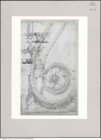 Vorderseite von Istituto Nazionale per la Grafica [https://www.deutsche-digitale-bibliothek.de/content/lizenzen/rv-ez/] Codice C (2502)Titusbogen, architektonische Details - , bh575726_recto. Foto.