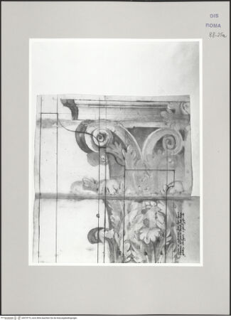 Vorderseite von Istituto Nazionale per la Grafica [https://www.deutsche-digitale-bibliothek.de/content/lizenzen/rv-ez/] Codice C (2502)Pantheon, korinthisches Kapitell [überprüfen - Profil] - , bh575773_recto. Foto.