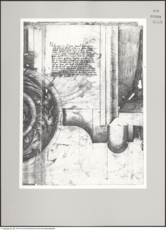 Vorderseite von Istituto Nazionale per la Grafica [https://www.deutsche-digitale-bibliothek.de/content/lizenzen/rv-ez/] Codice C (2502)Architektonische Elemente, aufgefunden in der Vigna von San Pietro in Vincoli - , bh575795_recto. Foto.