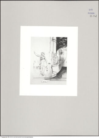 Vorderseite von Istituto Nazionale per la Grafica [https://www.deutsche-digitale-bibliothek.de/content/lizenzen/rv-ez/] Codice C (2502)Weibliche Figur (von Cherubino Alberti) - , bh575813_recto. Foto.