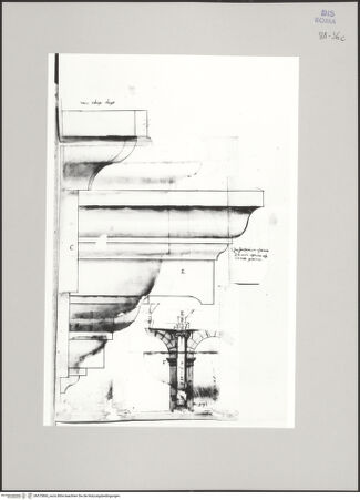 Vorderseite von Istituto Nazionale per la Grafica [https://www.deutsche-digitale-bibliothek.de/content/lizenzen/rv-ez/] Codice C (2502)Fortsetzung der Zeichnung auf fol. 36 v nach oben - , bh575860_recto. Foto.