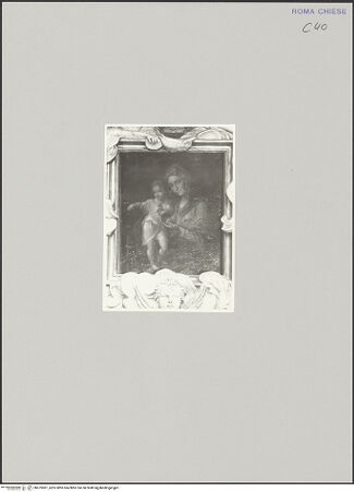 Vorderseite von unbekannt [https://www.deutsche-digitale-bibliothek.de/content/lizenzen/rv-fz/] Madonna mit Christkind - , bh575981_recto. Foto.