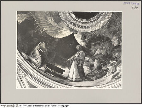 Vorderseite von Vasari [https://www.deutsche-digitale-bibliothek.de/content/lizenzen/rv-ez/] Der Besuch der drei Engel bei Abraham und Sara und die Zubereitung der Speisen - Detail: Die Zubereitung der Speise, bh575991_recto. Foto.