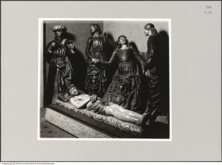 Vorderseite von Ravenna, Marco [https://www.deutsche-digitale-bibliothek.de/content/lizenzen/rv-fz/] Beweinung Christi - Gesamtansicht, bh576934_recto. Foto.