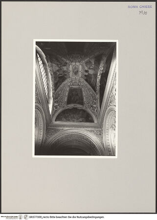 Vorderseite von Schmidt?, Hans Werner [https://rightsstatements.org/page/CNE/1.0/] Innenausstattung der Cappella TeodoliDie vier Evangelisten - Teilansicht, bh577300_recto. Foto: Schmidt?, Hans Werner.