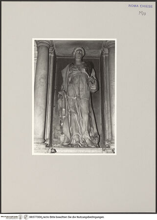 Vorderseite von  [https://rightsstatements.org/page/CNE/1.0/] Innenausstattung der Cappella TeodoliHeilige Katharina - Gesamtansicht, bh577304_recto. Foto.