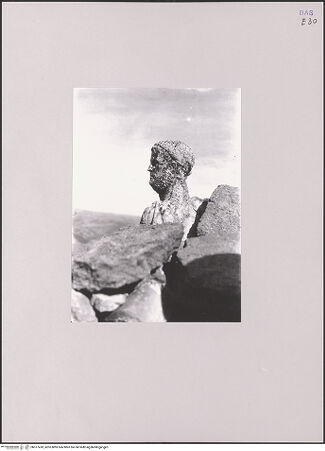 Vorderseite von ICCD [https://www.deutsche-digitale-bibliothek.de/content/lizenzen/rv-ez/] Männliche Büste: Kaiser aus der Dynastie der Antoniner (oder Friedrich II. oder Giuliano l'Apostata) - Profilansicht, bh577418_recto. Foto.