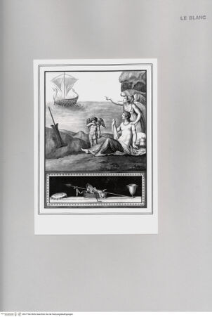 Vorderseite von Landesmuseum Oldenburg [http://creativecommons.org/publicdomain/mark/1.0/] Blattserie nach: Tommaso Piroli, Le antichità di Ercolano, Neapel 1757-1792Ariadne wird auf der Insel Naxos zurückgelassen - , bh577943. Foto: Wacker, H.R..