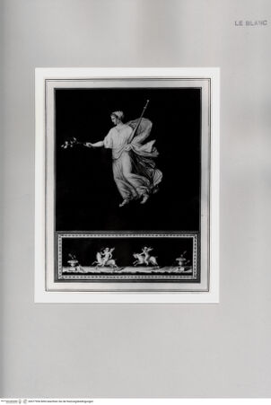 Vorderseite von Landesmuseum Oldenburg [http://creativecommons.org/publicdomain/mark/1.0/] Blattserie nach: Tommaso Piroli, Le antichità di Ercolano, Neapel 1757-1792Tanzende Mänade mit Zweig und Zepter (Tomo 1, Tav. XXIV, pag. 129) - , bh577994. Foto: Wacker, H.R..