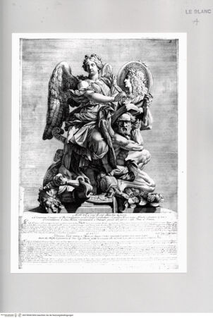 Vorderseite von Istituto Nazionale per la Grafica? [http://creativecommons.org/publicdomain/mark/1.0/] Der Ruhm schreibt die Geschichte Ludwigs XIV. - , bh578008. Foto.