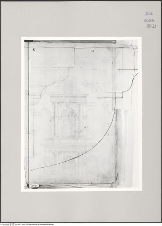 Vorderseite von Istituto Nazionale per la Grafica [https://www.deutsche-digitale-bibliothek.de/content/lizenzen/rv-ez/] Codice C (2502)Kolosseum, architektonische Details - , bh578811_recto. Foto.