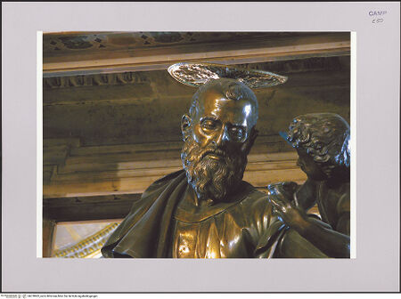 Vorderseite von Röll, Johannes [https://www.deutsche-digitale-bibliothek.de/content/lizenzen/rv-fz/] Der heilige Matthäus - Detail: Kopf, bh578902_recto. Foto (digital): Röll, Johannes.