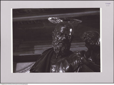 Vorderseite von Röll, Johannes [https://www.deutsche-digitale-bibliothek.de/content/lizenzen/rv-fz/] Der heilige Matthäus - Detail: Kopf, bh578903_recto. Foto (digital): Röll, Johannes.