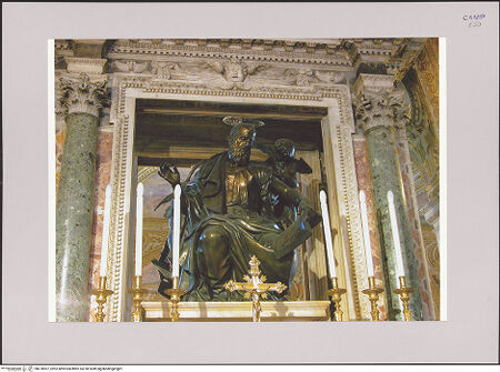 Vorderseite von Röll, Johannes [https://www.deutsche-digitale-bibliothek.de/content/lizenzen/rv-fz/] Der heilige Matthäus - Gesamtansicht (Frontseite), bh578907_recto. Foto (digital): Röll, Johannes.