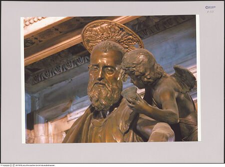 Vorderseite von Röll, Johannes [https://www.deutsche-digitale-bibliothek.de/content/lizenzen/rv-fz/] Der heilige Matthäus - Detail, bh578908_recto. Foto (digital): Röll, Johannes.