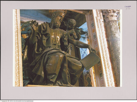 Vorderseite von Röll, Johannes [https://www.deutsche-digitale-bibliothek.de/content/lizenzen/rv-fz/] Der heilige Matthäus - Ansicht von schräg links, bh578912_recto. Foto (digital): Röll, Johannes.