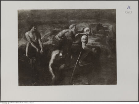 Vorderseite von Staatliche Kunstsammlungen Kassel [https://www.deutsche-digitale-bibliothek.de/content/lizenzen/rv-ez/] Berufung der Apostel Petrus und Andreas - , bh579449_recto. Foto.