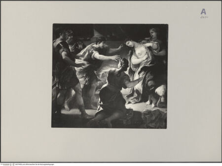 Vorderseite von ICCD [https://www.deutsche-digitale-bibliothek.de/content/lizenzen/rv-ez/] Der Tod der Lucretia - , bh579458_recto. Foto.