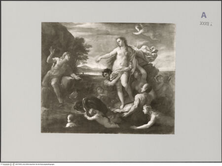 Vorderseite von Bayerische Staatsgemäldesammlungen [https://www.deutsche-digitale-bibliothek.de/content/lizenzen/rv-ez/] Acis und Galathea - , bh579493_recto. Foto.