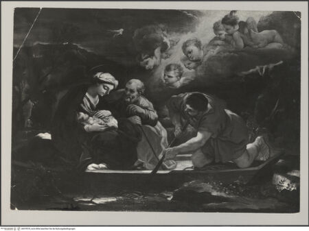 Vorderseite von unbekannt [https://www.deutsche-digitale-bibliothek.de/content/lizenzen/rv-ez/] Die Flucht nach Ägypten - , bh579570_recto. Foto.