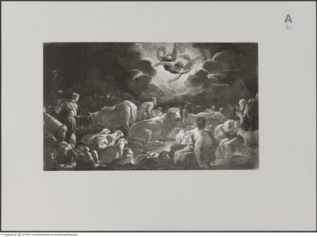 Vorderseite von Barsotti, F., Florenz [https://www.deutsche-digitale-bibliothek.de/content/lizenzen/rv-ez/] Verkündigung an die Hirten - , bh579572_recto. Foto.