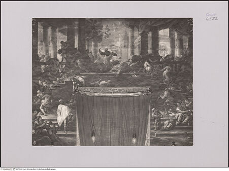 Vorderseite von unbekannt [https://www.deutsche-digitale-bibliothek.de/content/lizenzen/rv-ez/] Die Vertreibung der Geldwechsler aus dem Tempel - Gesamtansicht, bh579600_recto. Foto.