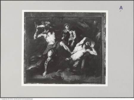 Vorderseite von Guerra, Antonio [https://www.deutsche-digitale-bibliothek.de/content/lizenzen/rv-ez/] Herkules und Nessus - vor der Restaurierung, bh579641_recto. Foto: Guerra, Antonio (Bologna).