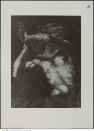 Vorderseite von unbekannt [https://www.deutsche-digitale-bibliothek.de/content/lizenzen/rv-ez/] Herkules und Nessus - Detail, bh579645_recto. Foto: Posselt, Milan (Prag).