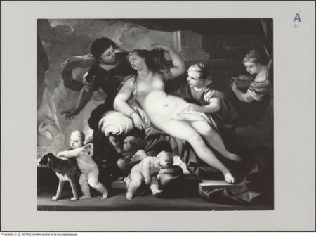 Vorderseite von Sopr. BAS FI? [https://www.deutsche-digitale-bibliothek.de/content/lizenzen/rv-ez/] Mars, Venus und Vulkan - , bh579683_recto. Foto.