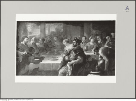 Vorderseite von Museo Civico di Vicenza [https://www.deutsche-digitale-bibliothek.de/content/lizenzen/rv-ez/] Die Hochzeit zu Kana - , bh579685_recto. Foto.