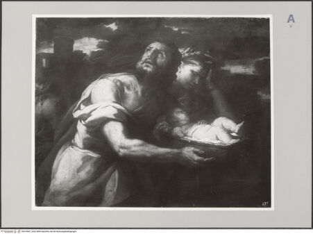 Vorderseite von Kunstverlag Wolfrum, Wien [https://www.deutsche-digitale-bibliothek.de/content/lizenzen/rv-ez/] Aussetzung Moses - , bh579687_recto. Foto.