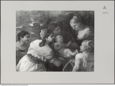 Vorderseite von Foto Marburg [https://www.deutsche-digitale-bibliothek.de/content/lizenzen/rv-ez/] Auffindung Moses - , bh579689_recto. Foto.