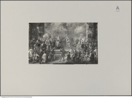 Vorderseite von ICCD [https://www.deutsche-digitale-bibliothek.de/content/lizenzen/rv-ez/] Weihung der Abtei Montecassino im Jahr 1071 - , bh579708_recto. Foto.