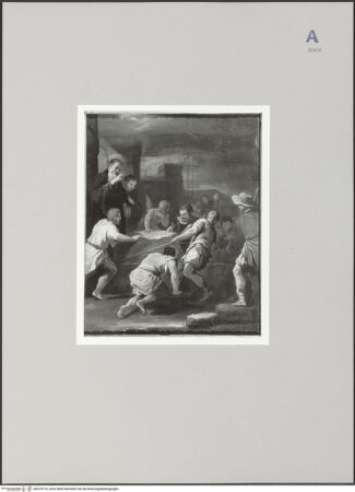 Vorderseite von Musée des Beaux-Arts [https://www.deutsche-digitale-bibliothek.de/content/lizenzen/rv-ez/] Das Wunder der Schlange unter dem Stein (Ölskizze für San Gregorio Armeno in Neapel) - , bh579716_recto. Foto.