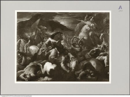 Vorderseite von Mailand, Studio Fotografico Perotti [https://www.deutsche-digitale-bibliothek.de/content/lizenzen/rv-ez/] Josua gebietet der Sonne stillzustehen - , bh579749_recto. Foto: Studio Fotografico Perotti, Mailand.