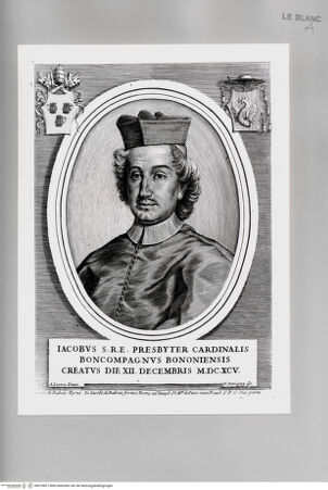Vorderseite von Istituto Nazionale per la Grafica [http://creativecommons.org/publicdomain/mark/1.0/] Bildnis Kardinal Giacomo Boncompagni - , bh579827. Foto.