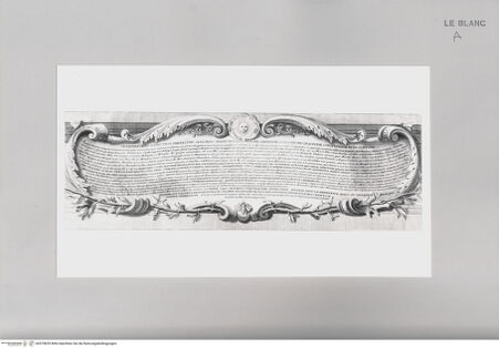 Vorderseite von Istituto Nazionale per la Grafica [http://creativecommons.org/publicdomain/mark/1.0/] Inschrift mit Barberini Wappentieren - , bh579829. Foto.