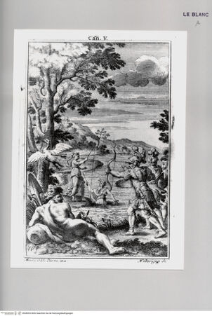 Vorderseite von Istituto Nazionale per la Grafica [http://creativecommons.org/publicdomain/mark/1.0/] Geschichte Maltas?Malteser Soldaten auf Reiherjagd - , bh580926. Foto.