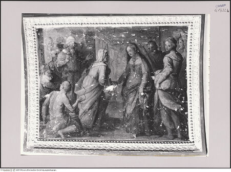 Vorderseite von Pedicini, Luciano [https://www.deutsche-digitale-bibliothek.de/content/lizenzen/rv-ez/] Szenen aus dem Leben MariasHeimsuchung - Gesamtansicht, bh581390_recto. Foto: Pedicini, Luciano.