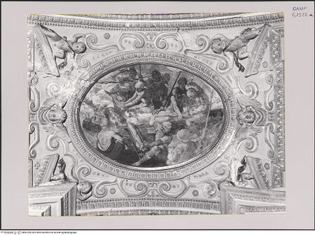 Vorderseite von Pedicini, Luciano [https://www.deutsche-digitale-bibliothek.de/content/lizenzen/rv-ez/] Szenen aus der Passion ChristiChristus wird an das Kreuz genagelt - Gesamtansicht, bh581399_recto. Foto: Pedicini, Luciano.