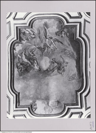 Vorderseite von Pedicini, Luciano [https://www.deutsche-digitale-bibliothek.de/content/lizenzen/rv-ez/] Szenen aus dem Leben des heiligen Jakob von der Mark (Giacomo della Marca)Der heilige Jakob von der Mark in der Glorie - Gesamtansicht, bh581401_recto. Foto: Pedicini, Luciano.