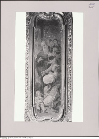 Vorderseite von Pedicini, Luciano [https://www.deutsche-digitale-bibliothek.de/content/lizenzen/rv-ez/] Szenen aus dem Leben des heiligen Benedikt von NursiaDer heilige Benedikt erweckt das Kind eines Gärtners von den Toten - Gesamtansicht, bh581491_recto. Foto: Pedicini, Luciano.