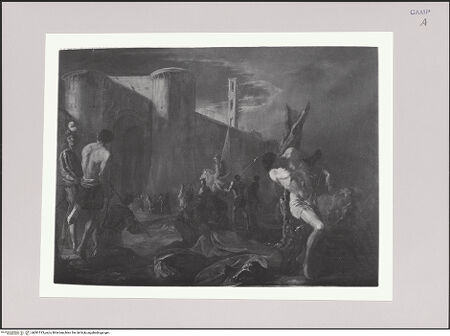 Vorderseite von Pedicini, Luciano [https://www.deutsche-digitale-bibliothek.de/content/lizenzen/rv-fz/] Martyrium des heiligen Sebastian - Gesamtansicht, bh581513_recto. Foto: Pedicini, Luciano.